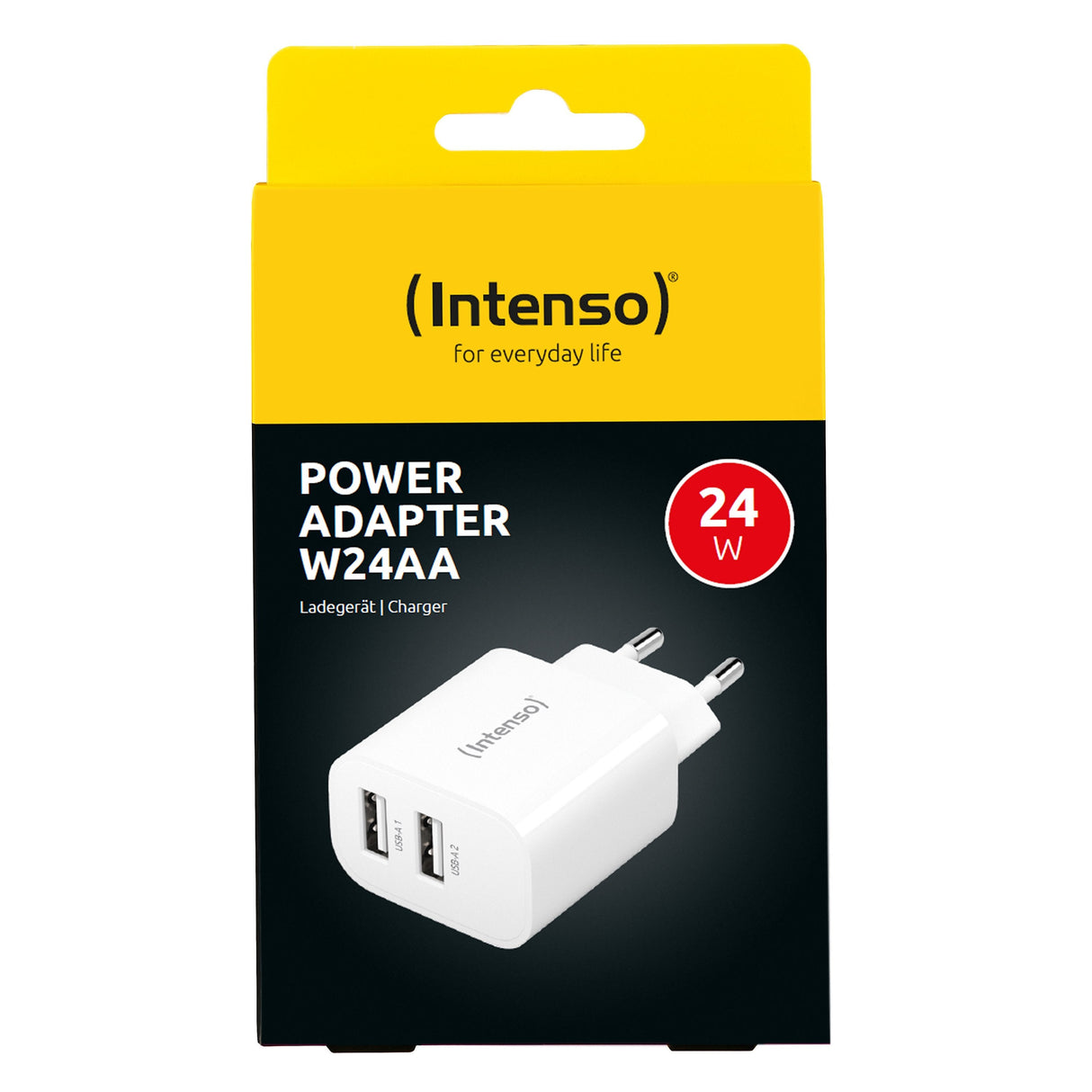 Intenso 2x Usb-A Adaptador Blanco