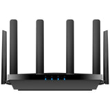 EAN 6971690792282 - Cudy P5 router inalámbrico Gigabit Ethernet Doble banda (2,4 GHz / 5 GHz) 5G Negro imagen 1