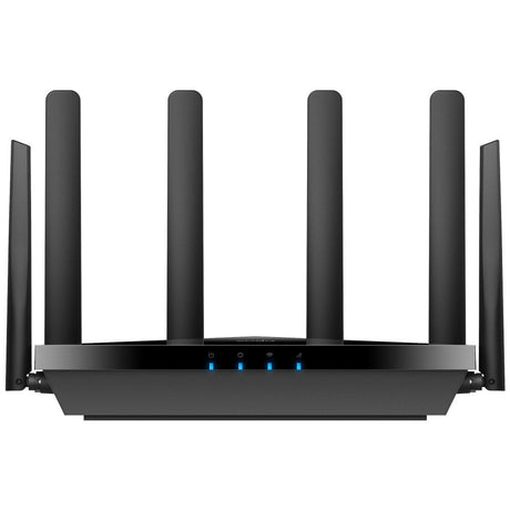 EAN 6971690792282 - Cudy P5 router inalámbrico Gigabit Ethernet Doble banda (2,4 GHz / 5 GHz) 5G Negro imagen 1