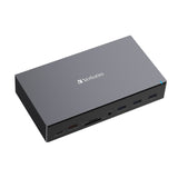 Verbatim Usb-C Pro Dockingstation Cds-17 Con Hdmi/4k/Rj45/Usb-A/Usb-C/Sd