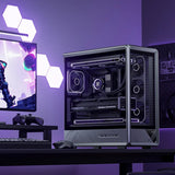 Jonsbo D401 Pc-Gehäuse, Midi Tower, Atx, Tempered Glass - Schwarz