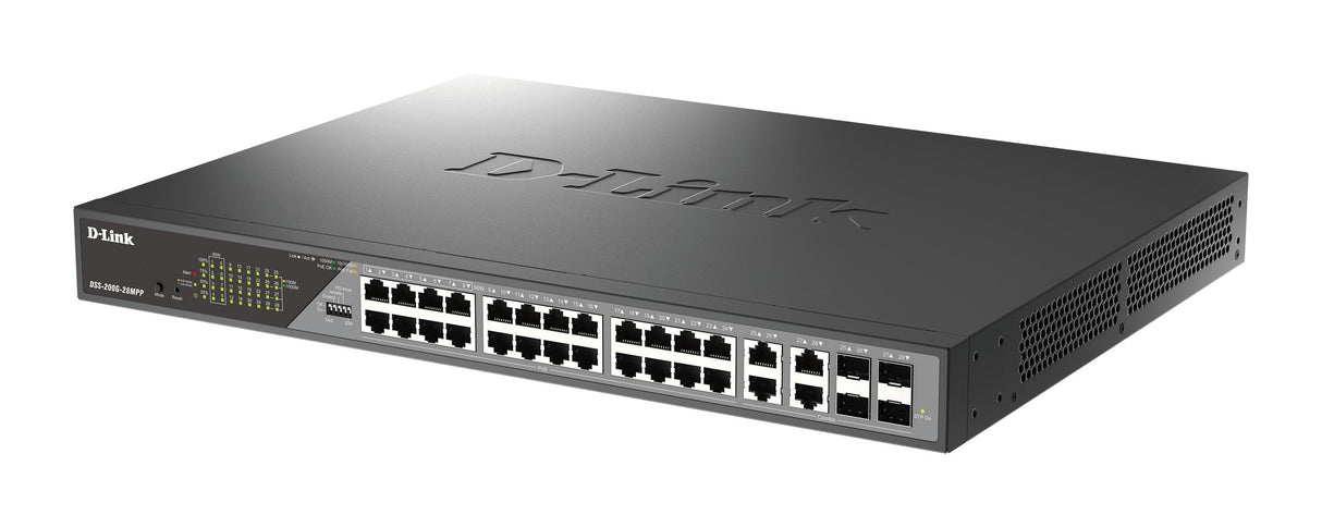 EAN 0790069471803 - D-Link DSS-200G-28MP switch Gestionado L2 Gigabit Ethernet (10/100/1000) Energía sobre Ethernet (PoE) 1U  imagen 2