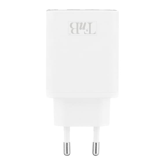 Tnb Cargador Gan Charger 2 Usb-C  Power Delivery + 1 Usb-A 65w - White