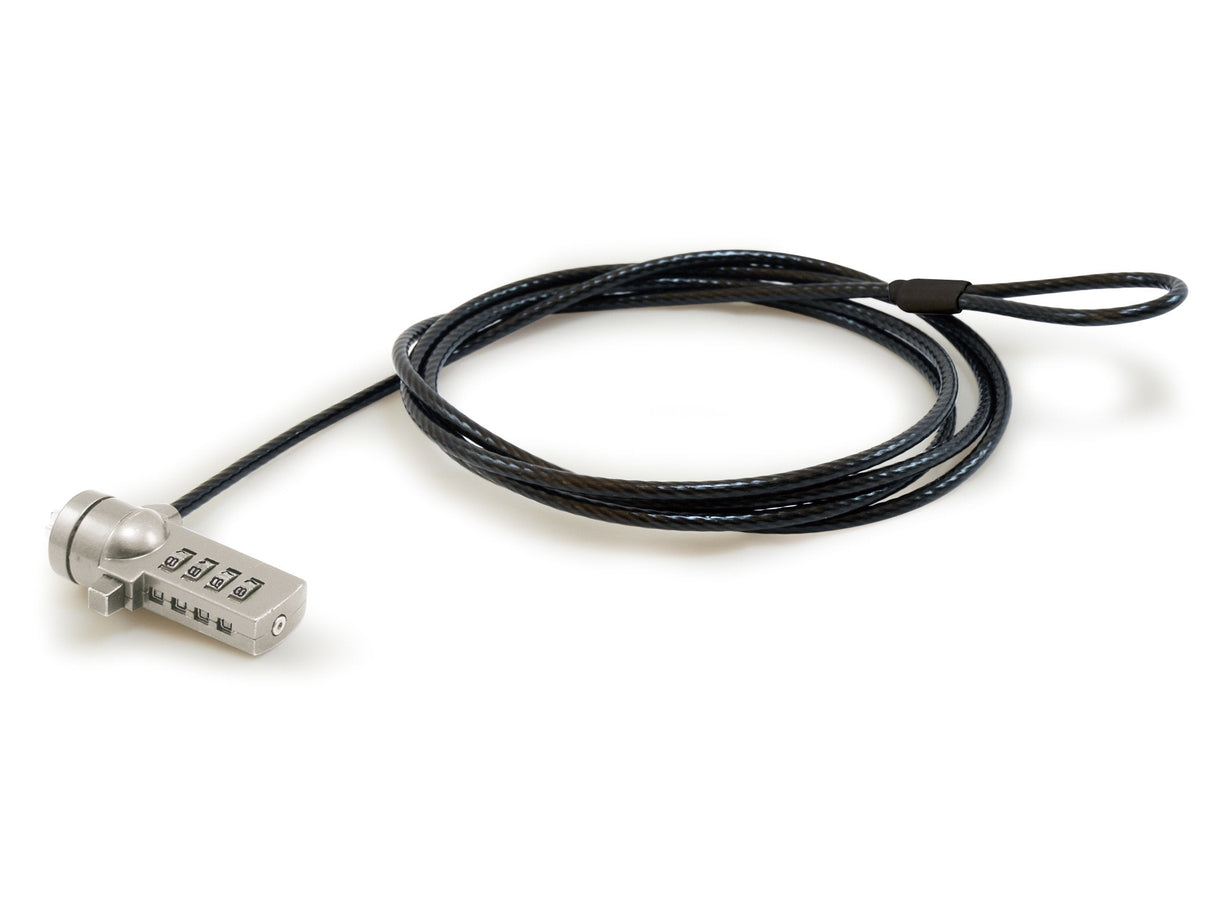 Cable De Seguridad Portatil Equip Life Por Combinacion 1.8m Negro 245400