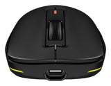 Raton Genesis Nmg-2193 Juego Ambidextro Bluetooth + Usb Type-C Óptico 26000 Dpi