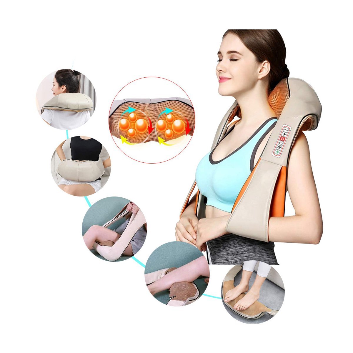 Extralink Smartlife Neck Massager  Masa¯Er Do Karku