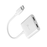 Usb-C To Dual Usb-C With Video Cabl