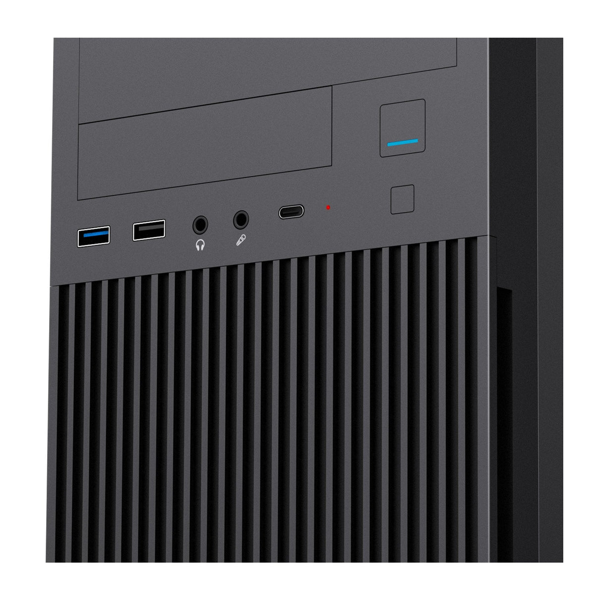Caja Atx Unykach Aero C360 Cpu Max 145mm Gpu Max 310mm F.A 500w Cristal Templado Negro