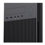 Caja Atx Unykach Aero C360 Cpu Max 145mm Gpu Max 310mm F.A 500w Cristal Templado Negro