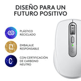Logitech Mx Anywhere 3s Ratón Óptico 6 Botones Inalámbrico Bluetooth 910-006930