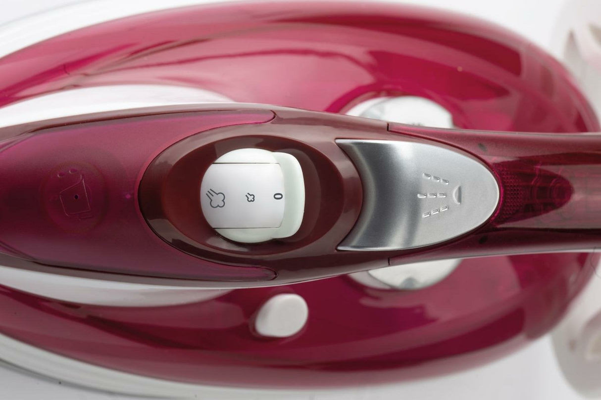 Plancha De Vapor Gorenje Sih3000rbc Plancha De Vapor, 3000 W, Capacidad Del Depã³sito De Agua 350 Ml, Vapor Continuo 40 G/Min, Rojo/Blanco