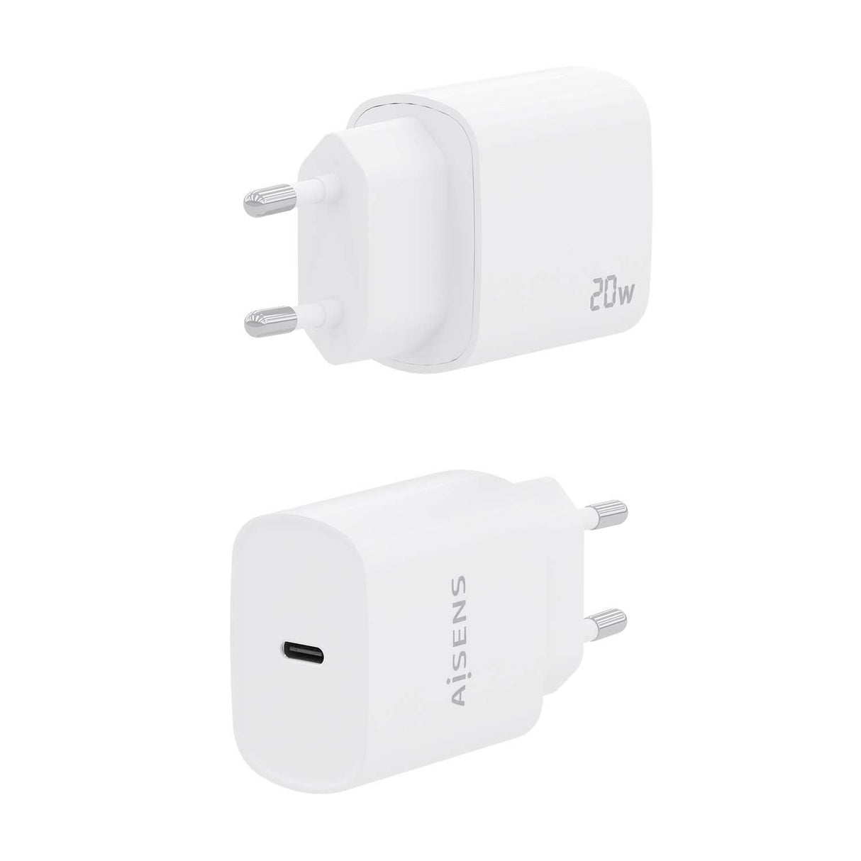 Aisens Cargador Usb-C Pd3.0 1 Puerto 1xusb-C 20w - Blanco