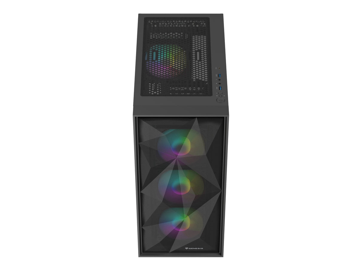 EAN 5901969444537 - GENESIS Diaxid 605 ARGB Midi Tower Negro imagen 9
