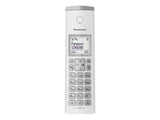 Teléfono Panasonic Kx-Tgk212sp Dect Identificador De Llamadas Plata, Blanco