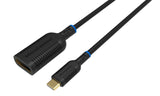 Cable Microconnect Mc-Usbcdp-A Adaptador De De Vídeo 0,2 M Usb Tipo C Displayport Negro