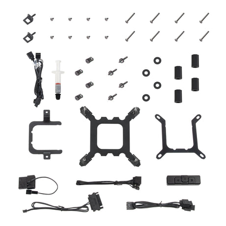 EAN 4710679817699 - Silverstone NovaPeak 240 ARGB Procesador Kit de refrigeración líquida 12 cm Negro 1 pieza(s) imagen 12