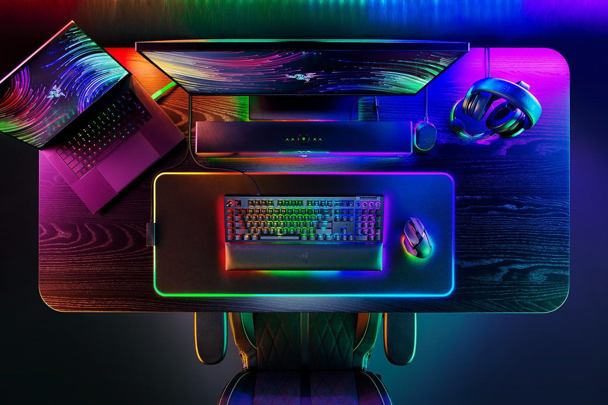 Teclado Alemán Razer Blackwidow V4 Pro Usb Qwertz Negro Rz03-04680400-R3g1