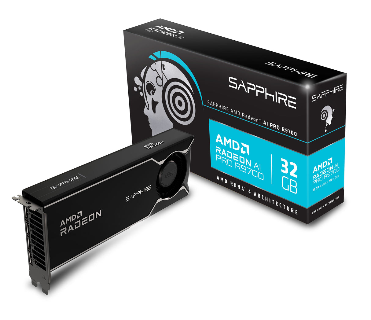EAN 4895106297234 - Sapphire AMD RADEON AI PRO R9700 32 GB GDDR6 imagen 3