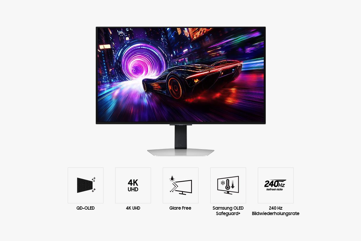 EAN 8806095968858 - Samsung S32FG814SU pantalla para PC 81,3 cm (32") 3840 x 2160 Pixeles 4K Ultra HD OLED Plata imagen 4