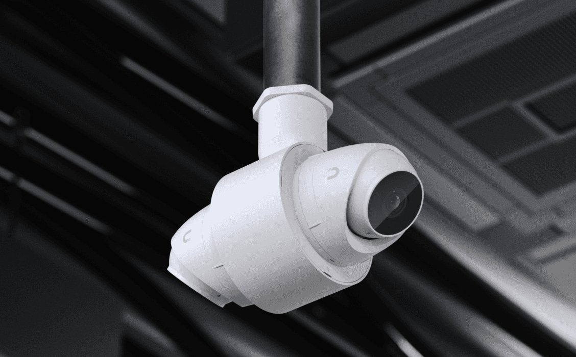 Ubiquiti Uacc-Camera-Dm-W Soporte De Color Blanco Para Dos C&Aacute Maras Unifi Bullet, Domo O Turret. Admite Montaje En Superficie, En Poste Y Colgante. Compatible Con: Uvc-G5-Turret-Ultra, Uvc-G5-Dome-Ultra, Uvc-Ai-Turret, Uvc-Ai-Dome,