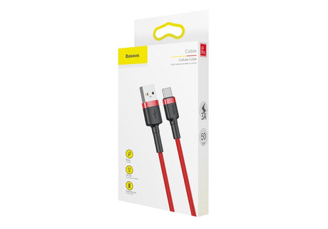 EAN 6953156278165 - Baseus Cafule cable USB USB 2.0 0,5 m USB A USB C Rojo imagen 7