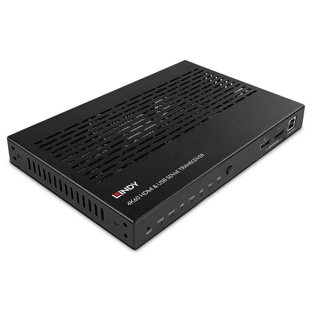 EAN 4002888383653 - Lindy 38365 extensor audio/video Transmisor de señales AV Negro imagen 1