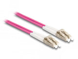 Delock Lwl Cable Mit Metallarmierung Lc Duplex Zu Lc Duplex Multimode Om4 3 M