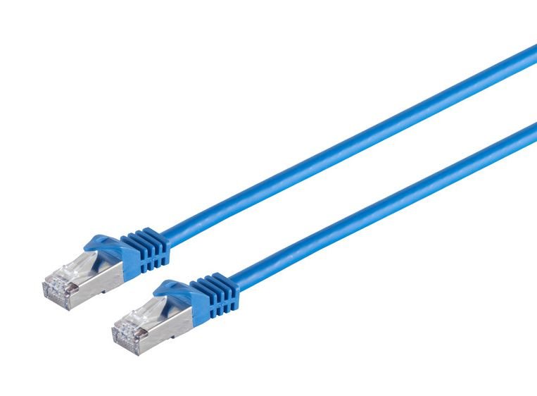Cat7 S/Ftp Network Cable 15m,  Blue Cat7 S/Ftp Network Cable