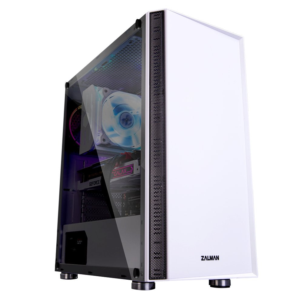 Caja Pc Zalman R2 Blanco - Sin Fuente De Alimentación - Torre Mediana - Formato E-Atx