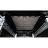 Roline 19-Zoll Serverschrank Pro 36 He, 600x1000 Bxt Schwarz Plexiglas