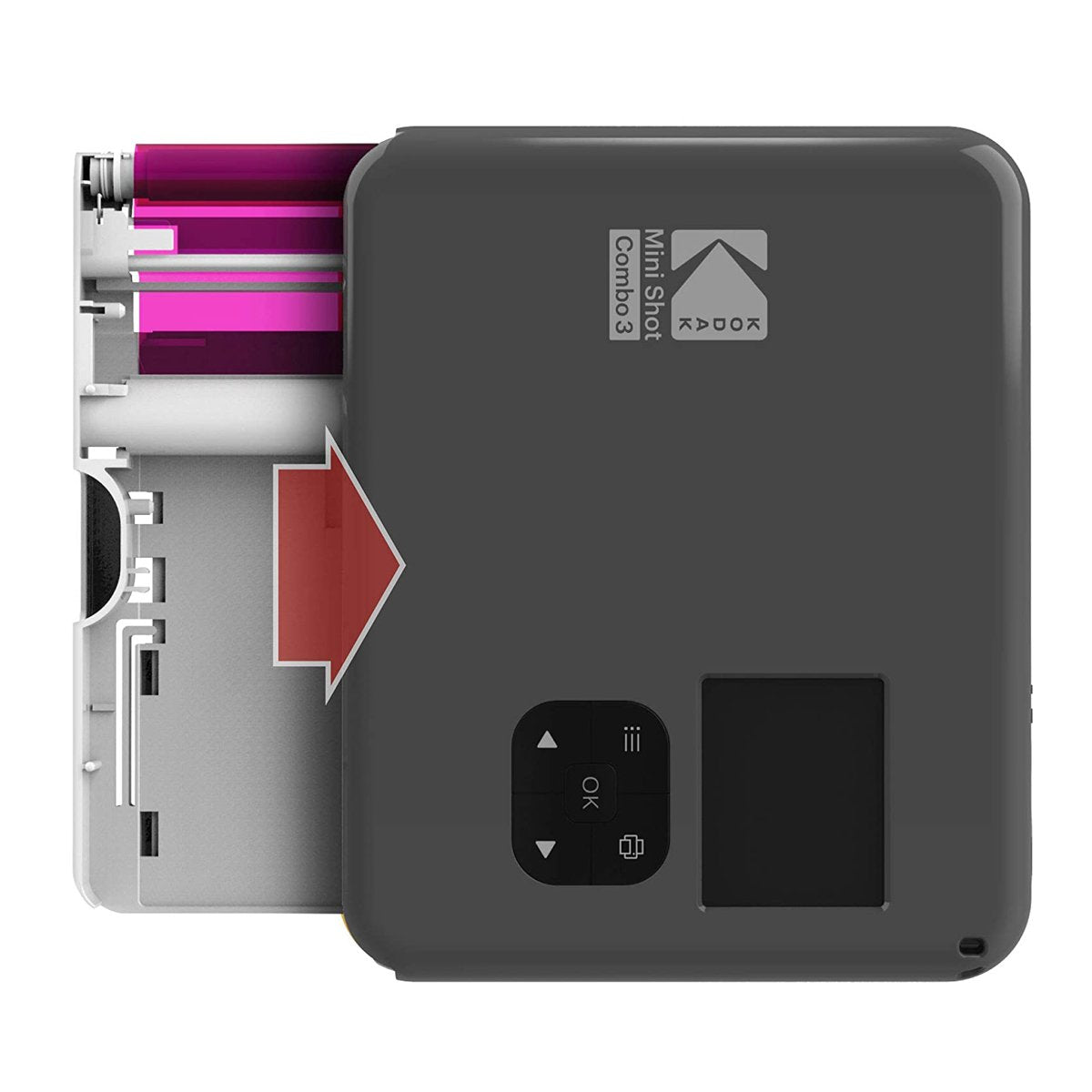 Kodak - Instant Print 3x3 Pulgadas - Cartucho Para 30 Impresiones - Compatible Con Mini Shot Combo