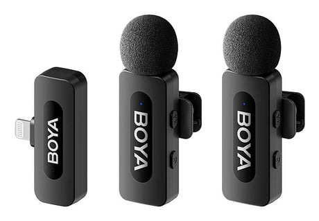 EAN 6977490710280 - BOYA BY-V2 (V2.0) micrófono Negro Micrófono con pinza de enganche imagen 1