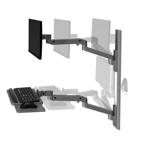EAN 698833092103 - Ergotron LX Pro Series 45-696-293 soporte para monitor 86,4 cm (34") Pared Gris Oscuro imagen 7