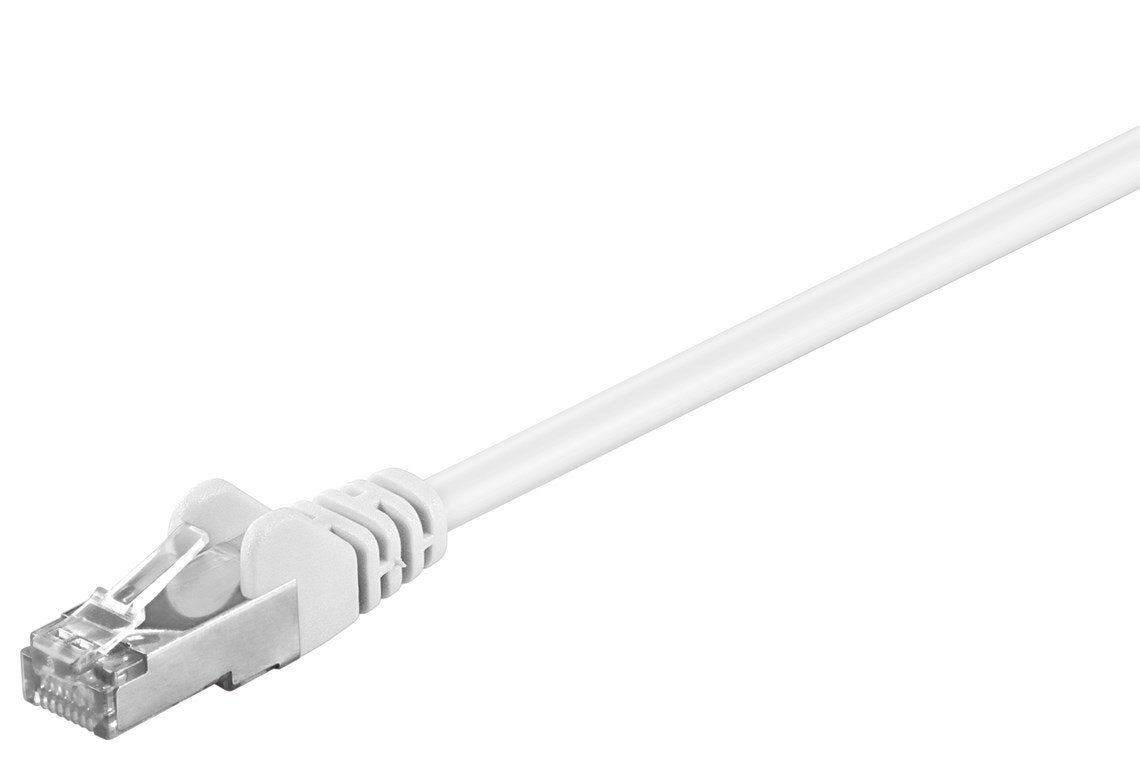 Patch-Kabel Cat5e 1,5m Weiss   Sf/Utp 2xrj45, Cca, Pvc