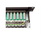 Kat.6a Class Ea 19-Patchpanel 24 P Apantallado Negro