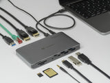 EAN 4043619877775 - DeLOCK 87777 base para portátil y replicador de puertos Alámbrico Gris imagen 4