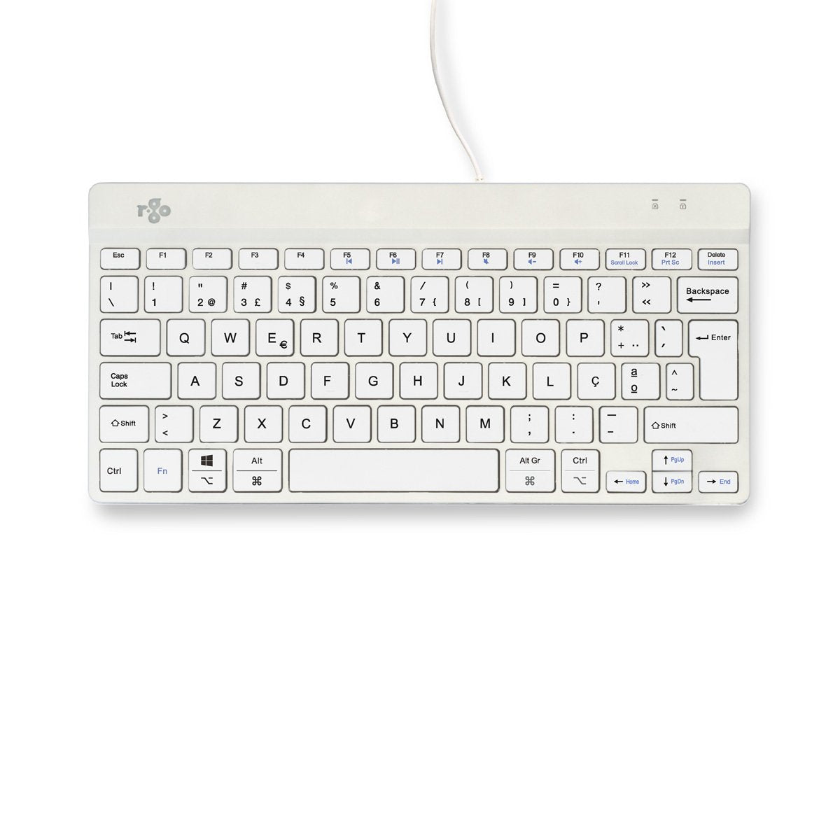 EAN 8719274492238 - R-Go Tools RGOCOPTWDWH teclado Universal USB Portugués imagen 3