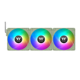 Ventilador  Thermaltake Ct140 Ex Argb Sync De Refrigeración Para Pc, Ventilador Verde Claro, Paquete De 3 Cl-F197-Pl14mg-A