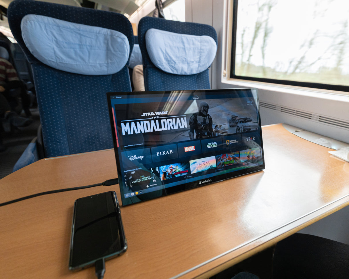 Verbatim Pmt-17 Portable Touchscreen Monitor 17.3" Full Hd 1080p Metal Housing