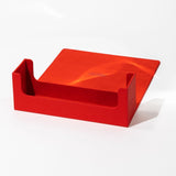 Caja De Almacenamiento Cartas Ultimate Guard Arkhive 400+ Xenoskin Monocolor Rojo
