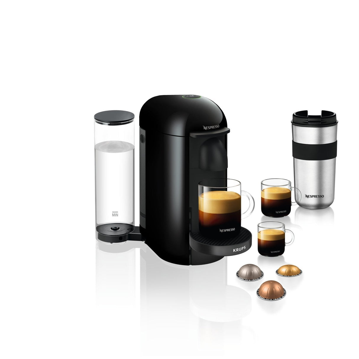 Cafetera Krups Nespresso Vertuo Xn903810 Cápsulas Negra 3016661157752.0