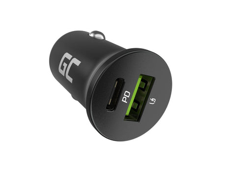 EAN 5904326375840 - Green Cell GC CADM-GC-38AC - USB-Ladegeraet 38 W 1x USB-C USB-A schwarz Linterna, GPS, Auriculares, Teléf imagen 1