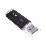 Pendrive Silicon Power 32gb Usb 2.0 U02 Negro Sp032gbuf2u02v1k