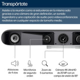 Poly Barra De Vídeo Studio V52 Sin Radio Ni Cable De Alimentación Taa