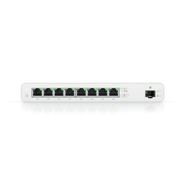 Ubiquiti Networks Uisp-R Router Poe Gigabit Para Aplicaciones Micropop Con 8 Puertos Rj45 Gbe Con Poe Pasivo De 27v Que Soportan
