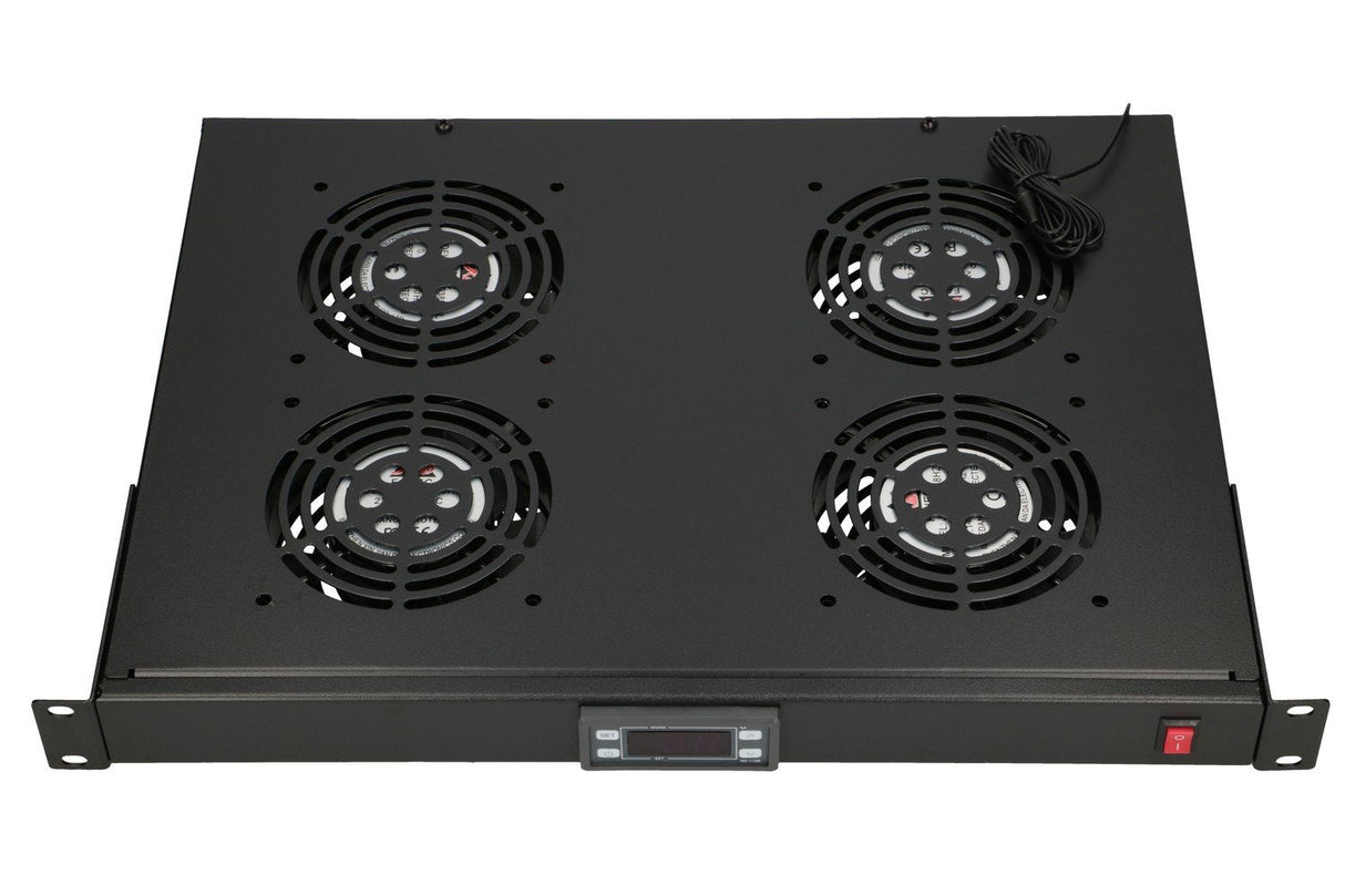 Extralink 19" Rack Mount Fan Panel (4 Fans)