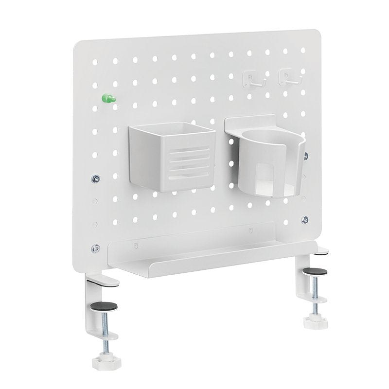 Pegboard, Clamp-On, Office, 420x477mm, Blanco