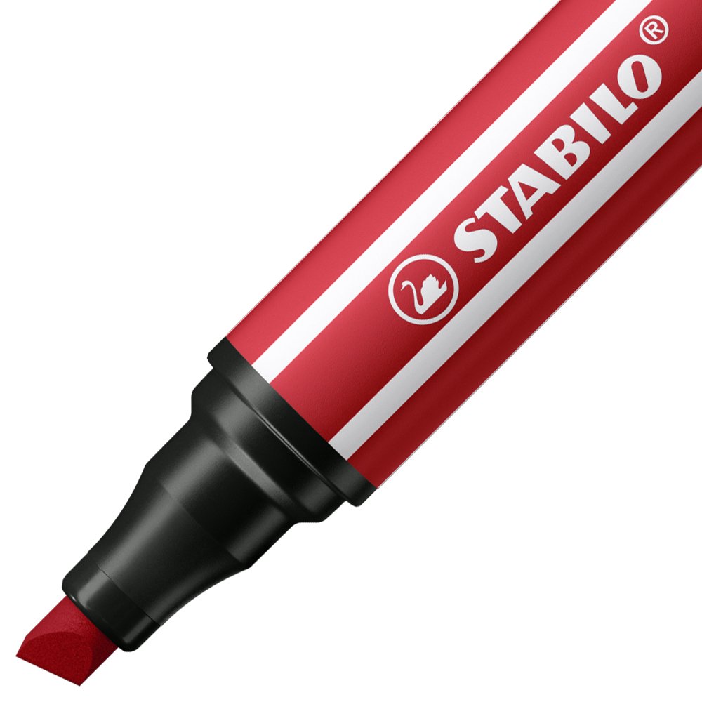 Stabilo Pen 68 Max Arty Pack De 6 Rotuladores - Punta De Fibra Biselada - Trazo Entre 1-5mm Aprox. - Tinta A Base De