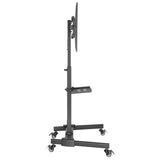 Techly Floor Trolley With Shelf For Lcd Led Plasma Tv 32-55inch