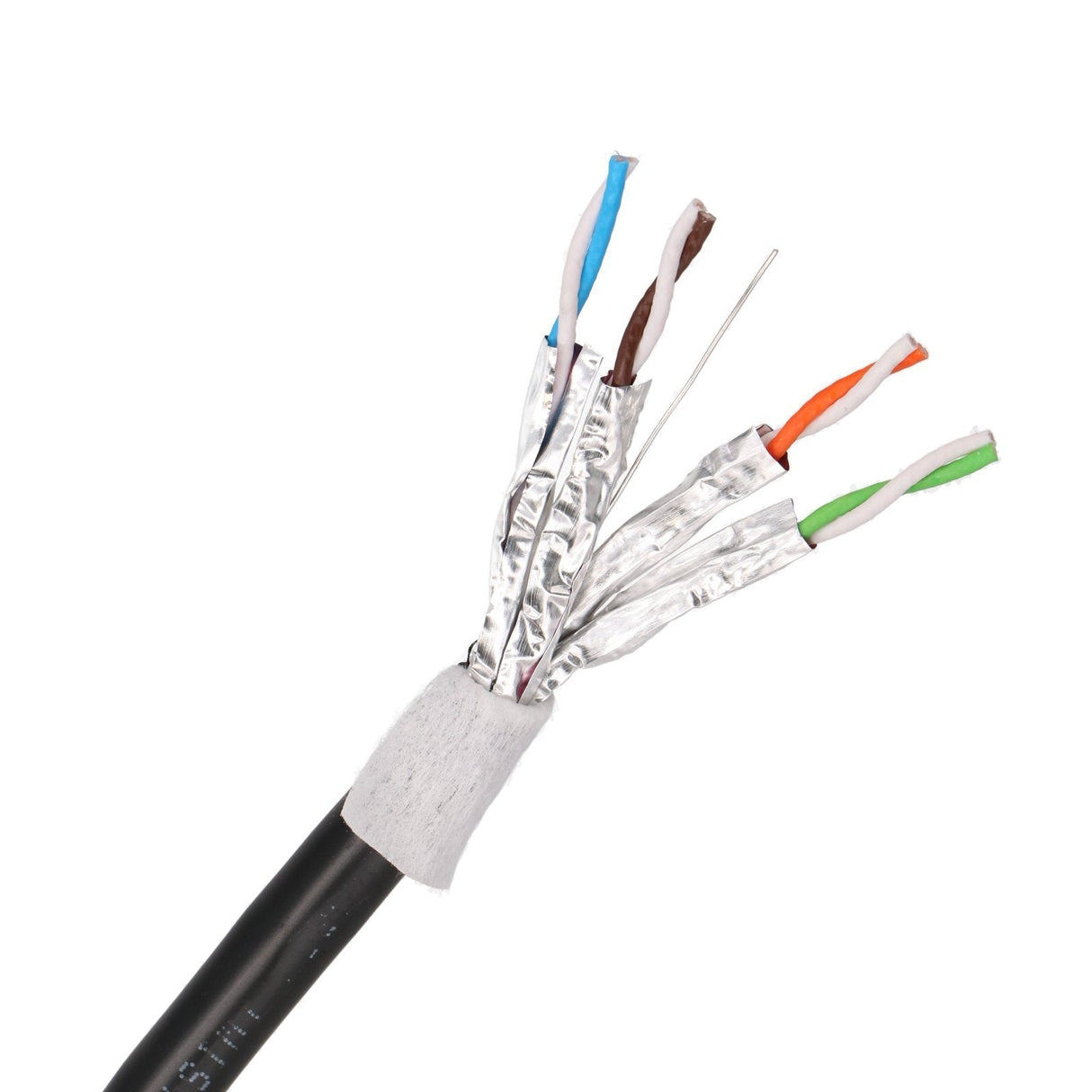 Extralink Cat6a Ftp (F Utp) Innen  Netzwerkcable Twisted Pair  305m, Mit Gel